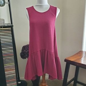 Free People Textured Mini Dress